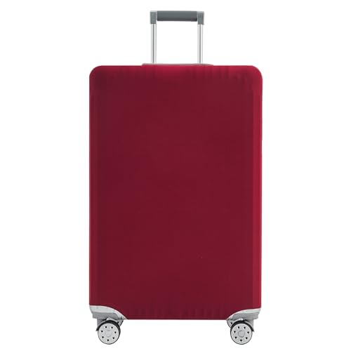 Travelkin Luggage Covers For Suitcase Tsa Approved Suitcase Cover Protector (Wine Red / L)
