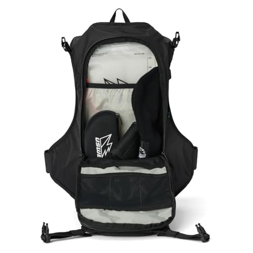 MTB Hydro Hydration Pack with Hydration Bladder (12L, Carbon Black)