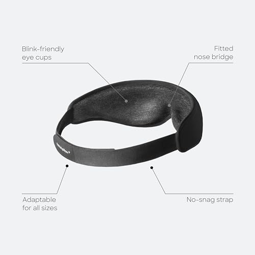 Ostrichpillow Eye Mask 3D Sleep Mask (Eclipse Black)