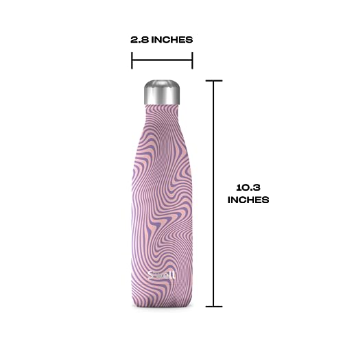 Stainless Steel Water Bottle (Lavender Swirl / 16.9 Ounces)