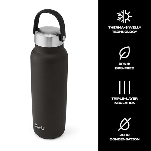 Recycled Stainless Steel Explorer with Insulated Lid and Handle (40 Ounces / Onyx)