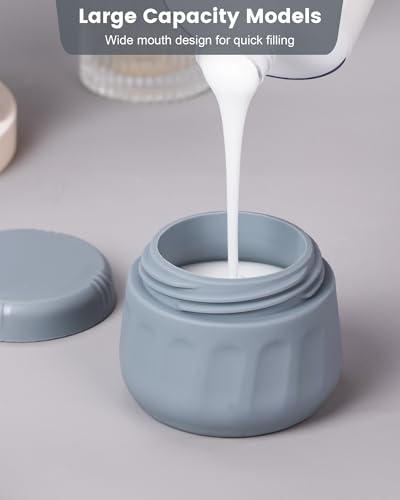 Travel Containers for Toiletries (3 Ounce (90ML) / Black Gray)