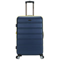 Melbourne Hardside Expandable Spinner Wheel Luggage (Navy / Checked Large 28")