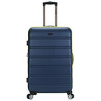 Melbourne Hardside Expandable Spinner Wheel Luggage (Navy / Checked Large 28")