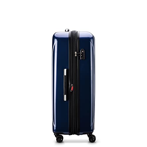 Helium Aero Hardside Expandable Luggage with Spinner Wheels (Blue Cobalt / Checked-Large 28 Inch)