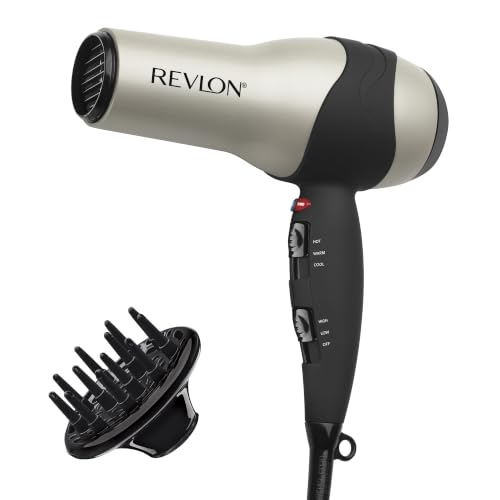Turbo Hair Dryer (Grey/Black / 4.05x11.15x9.25 Inch (Pack of 1) / HAIR DRYER)