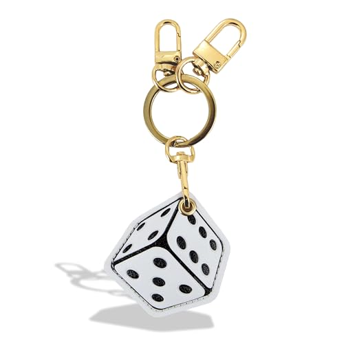 Keychain Case Compatible with Apple AirTag (Dice)
