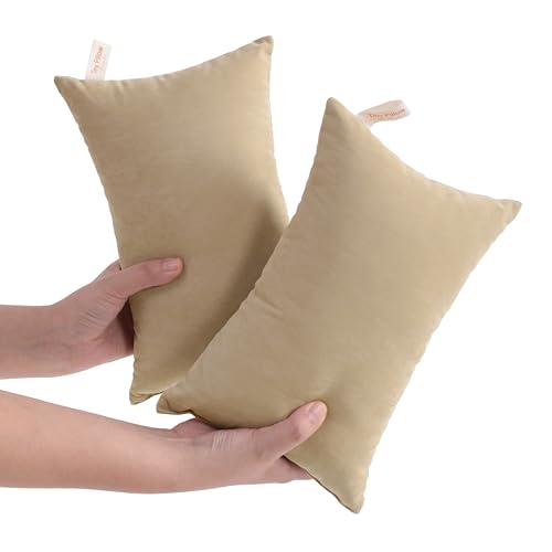 Tiny Pillows Set of 2 (Light Taupe / 11"x7")