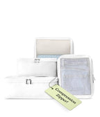 Space Saving Compression Packing Cubes for Women 4 (8. White / 4 Pack (Compression))