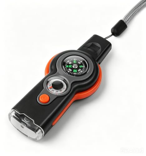 Emergency Survival Function Whistle (orange&black1pcs)