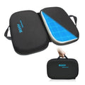 iGelComfort 3 in 1 Foldable Gel Seat Cushion Featured with Memory Foam (Black)