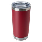 20oz Stainless Steel Tumbler Bulk with Lid (1 Count (Pack of 1) / Powder Red)