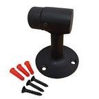 Solid Brass Door Stop (4 Pack / Matte Black (3"))
