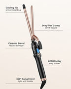 1 2 inch Thin Curling Iron Extra Long Barrel (1/2 Inch)