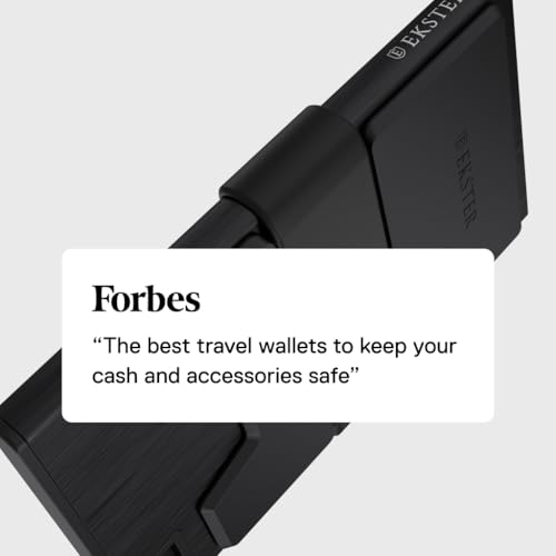 Aluminum Cardholder Wallet for Men (Brushed Black)