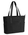 Tote Bag for Women (L-black-fits 15.6" Laptop)