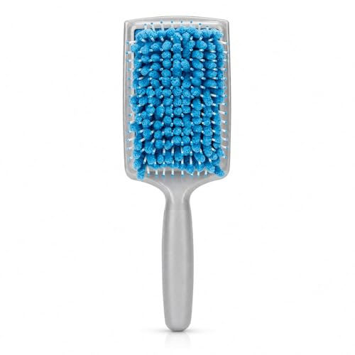 1Pcs Quick Dry Towel Hair Dryer Brush Paddle Brush Fast Drying Comb Detangling Paddle Absornet Hair Comb Dry Air Bag (25*10*5.5cm / Blue)