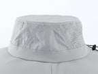 UPF 50+ Wide Brim Sun Hat for Men Women Foldable Beach Bucket Hat Summer Outdoor Fishing Hat UV Sun Protection Cap for Hiking Gardening Golf Light Grey (Light Grey)