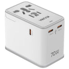 Universal Travel Adapter 70W GaN (70W White2)