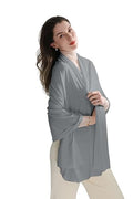 Shawl Wraps for Women (10 Classic Jersey Dark Grey)