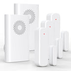 Wireless Door Chime (2 Receivers +3Sensors)