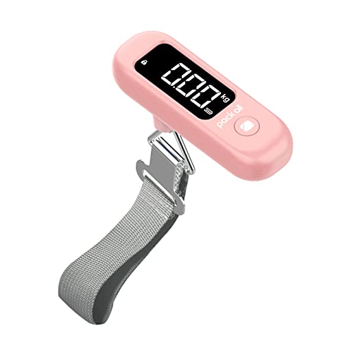Digital Luggage Scale for Travel (Pink)