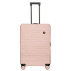 B Y Ulisse Checked Luggage with Spinner Wheels (Checked-medium / Pearl Pink)