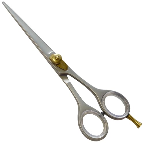 Professional Hair Cutting And Thinning Scissors (Silver / Flatline Precision Series)