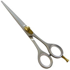 Professional Hair Cutting And Thinning Scissors (Silver / Flatline Precision Series)