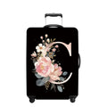 Luggage Cover Washable Suitcase Protector Anti (Letter C / S(fits 20-22inch suitcase))