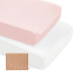 Supersoft Diaper Changing Pad Covers (Cream & Blush / Changing Pad Covers)
