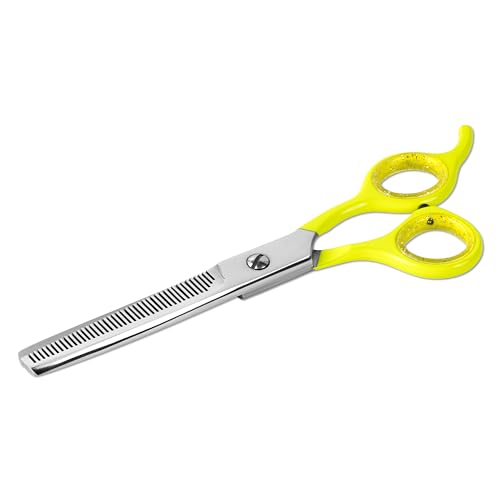 Dog thinning shears for dogs (Yellow Thinning Shears)