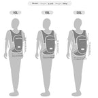 10L 15L Hiking Backpack Lightweight Packable Hiking Daypack Small Travel Outdoor Foldable Shoulder Bag (Purple / 10L)