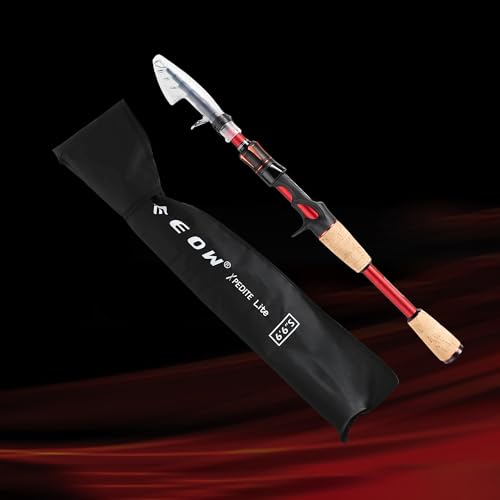XPEDITE LITE Portable Telescopic Fishing Rods & Combo (6'6"-M-Fast / Rod- Casting)