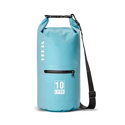 Waterproof Dry Bag Backpack with Zippered Pocket (Blue / 10L)