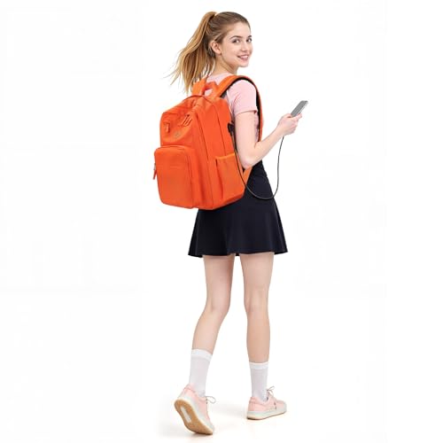 36L Backpack for College (Tangerine / 18.5 Inch)
