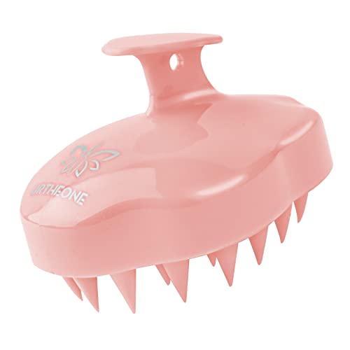 Hair Scalp Massager Shampoo Brush (Salmon Pink)