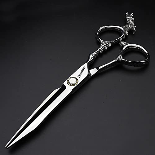 6/7-inch Professional Hairdresser Set, Stainless Steel Scissors (6 inch-3pc-A) (6 Inch-3pc-a)