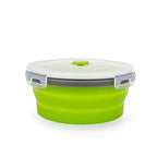 1200ml Large Collapsible Meal Prep Containers (green)