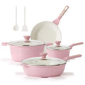 Nonstick Ceramic Cookware Set Large 13 (Blossom Pink)