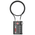Open Alert TSA Approved Luggage Locks (Black 1 PK)