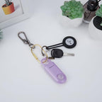 130db Personal Safety Alarm with Ultra Bright Strobe Light. Purple (Purple / Button cell)