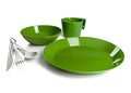 Cascadian 1 Person Table Set for Camping & Outdoors (Green)