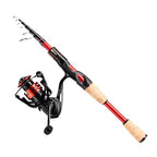 XPEDITE LITE Portable Telescopic Fishing Rods & Combo (6'-M-Fast / Combo- Spinning Rod and Reel)