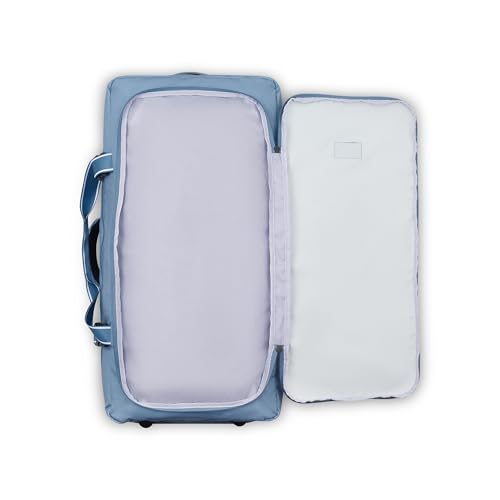 On A Roll Two Wheel Rolling Travel Duffle Bag (28 Inch / Zinc Blue)