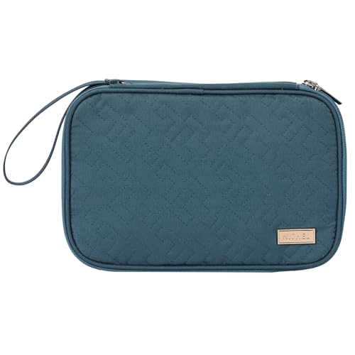 Travel Cord Organizer Case (Large / Lake-Blue)
