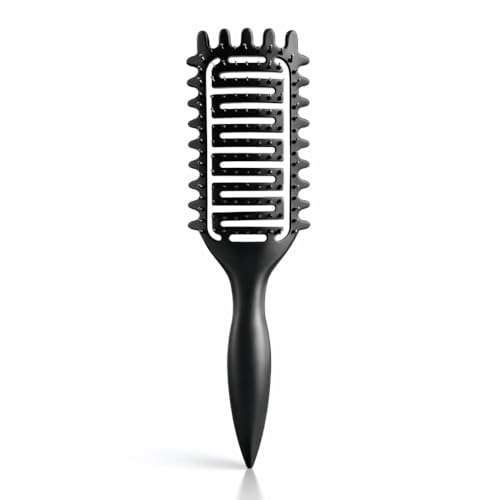 Curl Defining Brush for Curly Hair (1Pc Black)