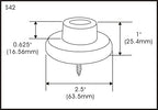 Stainless Steel Wall Mount Concave Door Stop (4pack / ORB)