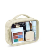 Puffy Clear Toiletry Bag (Beige)