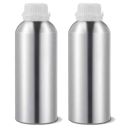 2 Pack Aluminum Bottles 1100 ml High (1100 ml)